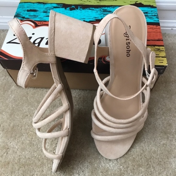 ZIGIny Women's Gladys Dress Sandal Natural Sz 10M - Picture 6 of 7